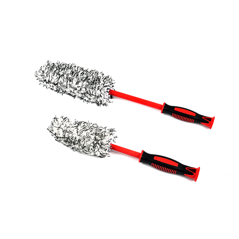 Premium Flat Microfiber Wheel Brush With Replaceable Cover